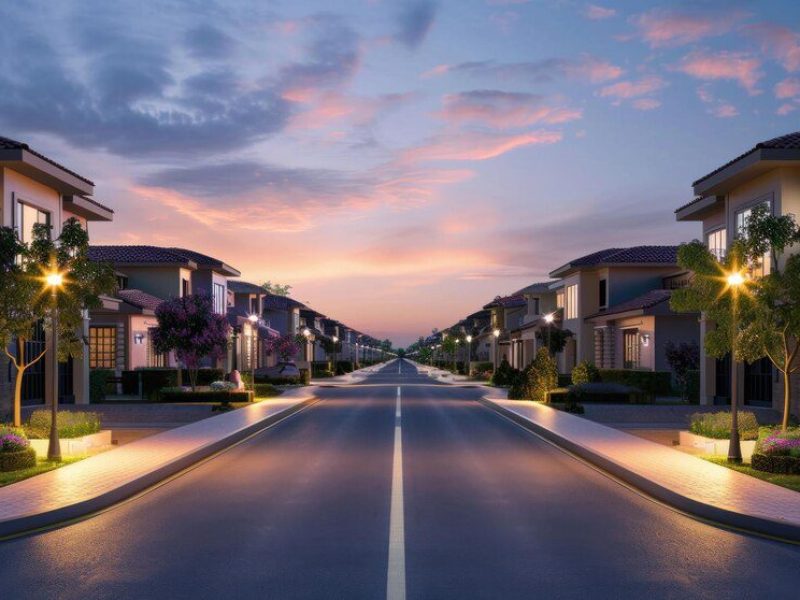 beautiful-residential-street-with-modern-houses-dusk_490636-13750